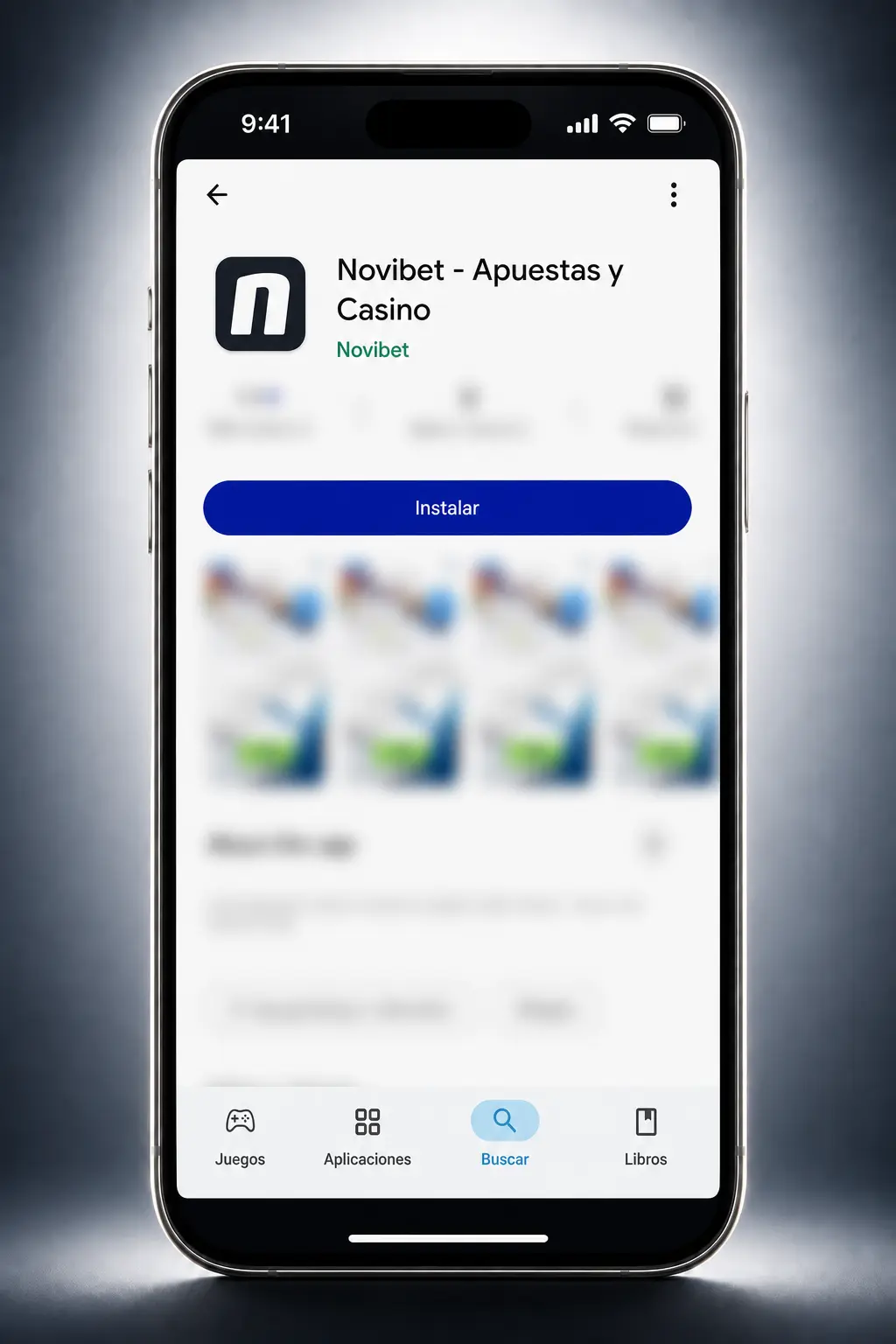Descarga la app Novibet para Android como aplicación web progresiva desde el navegador Chrome sin APK